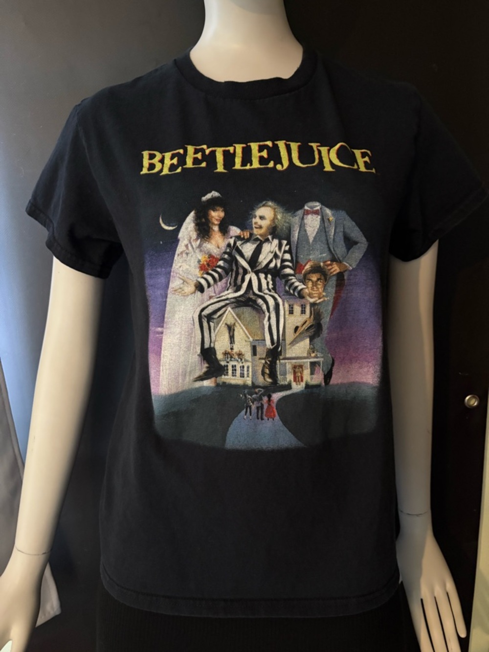 Beetlejuice Graphic Short Sleeve Tee - Black